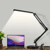 SKYLEO LED stalinė lempa su pagrindu ir spaustuku, 3 režimai, Noir Base et Clip