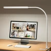 SKYLEO LED stalinė lempa su spaustuku, 12 W, 1300 lm, USB, balta, A020