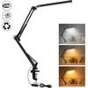 SKYLEO LED stalinė lempa su spaustuku, 12 W, 3 šviesos režimai, juoda, Noir Clip