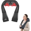 Snailax Shiatsu kaklo ir pečių masažuoklis su šildymu, 3D voleliu, SL-632N-EUVC