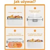 Sobeau elektrinis maisto šildymo indas, 1,8 l, 75 W, 12/24/220 V