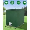 SOBEAU IBC talpos uždangalas, 1000 l, UV apsauga, žalias, 120 × 100 × 116 cm, poliesteris