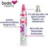 SodaTASTE CO₂ balionų keitimo rinkinys Quick Connect sistemai, 4 vnt. iki 240 l vandens, Quick Classic