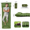 Sofa ERWEY savaime prisipūčiantis kempingo čiužinys su pagalve, neperšlampamas, 200x70x10 cm, mėlynas
