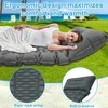 Sofa ZZXLOPEZ 10 cm storio savaime prisipučiantis kempingo kilimėlis su integruota pompa ir pagalvėle, CQDB01