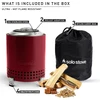 Solo Stove stalinis laužavietės dubuo Mesa, malkoms ir granulėms, 15,5 cm