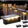 Solpex lauko saulės LED šviestuvai, IP65, šiltai balta šviesa, 4 vnt., da157469-b526-46eb-91b2-7241717cac04