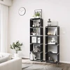 SONGMICS 5 lentynų daiktų laikymo stelažas 50 x 30 x 180 cm, juodas LSN15H