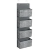 SONGMICS ant durų kabinamas organizatorius su 4 kišenėmis, 33.5 x 12 x 100 cm, RDH004G11