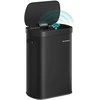 SONGMICS automatinis virtuvinis šiukšlių konteineris su judesio jutikliu, 50 l, plienas, LTB640B02