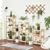 SONGMICS bambukinė pastatoma lentyna su 5 reguliuojamomis lentynomis 45 x 31.5 x 142 cm BCB075N01