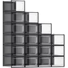 SONGMICS batų dėžių rinkinys, 18 vnt., sudedamos, iki 46 dydžio, LSP007B18