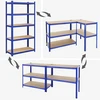 SONGMICS didelės apkrovos sandėliavimo lentynų komplektas 40 x 90 x 180 cm GLR040Q02