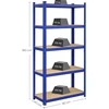 SONGMICS didelės apkrovos sandėliavimo lentynų komplektas 40 x 90 x 180 cm GLR040Q02
