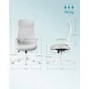 SONGMICS ergonominė biuro kėdė su galvos atrama, iki 150 kg, OBN088GD01