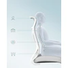 SONGMICS ergonominė biuro kėdė su galvos atrama, iki 150 kg, OBN088GD01