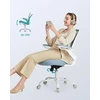 SONGMICS ergonominė biuro kėdė su reguliuojamu atlošu, porankiais ir plačia sėdyne 53 cm OBN037Q01