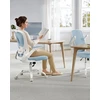 SONGMICS ergonominė biuro kėdė su reguliuojamu atlošu, porankiais ir plačia sėdyne 53 cm OBN037Q01