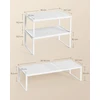 SONGMICS ištraukiama metalinė prieskonių lentyna, 2 vnt., 38–60 cm, B0F89YBBJP