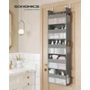 SONGMICS kabinamas durų organizatorius su 5 skyreliais, 15 x 40 x 140 cm, RDH007G01