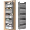 SONGMICS kabinamas durų organizatorius su 5 skyreliais, 15 x 40 x 140 cm, RDH007G01