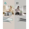 SONGMICS laikymo dėžių rinkinys su dangčiais, 3 vnt., 43 x 30 x 30 cm, LLR703G01