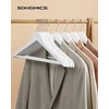SONGMICS medinės drabužių pakabos 80 vnt., iki 5kg, 44.5 x 23 cm