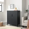 SONGMICS metalinė rakinama spintelė su 2 reguliuojamomis lentynomis, 80 x 40 x 90 cm, OMC013B01