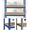 SONGMICS metalinės sandėliavimo lentynos, 2 vnt., 60 x 120 x 200 cm, 875 kg, GLR060Q02