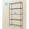 SONGMICS metalinis sandėliavimo stelažas su 5 reguliuojamomis lentynomis, 30 x 90 x 161 cm, LGR195BH01