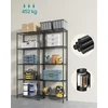 SONGMICS metalinis sandėliavimo stelažas su 5 reguliuojamomis lentynomis 30 x 60 x 161 cm LGR165BH01