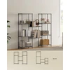 SONGMICS metalinis sandėliavimo stelažas su 5 reguliuojamomis lentynomis 30 x 60 x 161 cm LGR165BH01