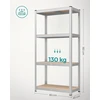 SONGMICS metalinis sandėliavimo stelažas su 4 reguliuojamomis lentynomis 40 x 80 x 160 cm GLR044E01