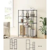 SONGMICS metalinis sandėliavimo stelažas su 5 reguliuojamomis lentynomis 30 x 30 x 121 cm LGR123BH01