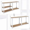 SONGMICS metalinių sandėliavimo lentynų komplektas 2 vnt., 180 x 90 x 40 cm, GLR80SV