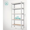 SONGMICS metalinių sandėliavimo lentynų rinkinys, 2 vnt., 5 lentynos, 650 kg, GLR030E02