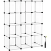 SONGMICS modulinė plastikinė lentyna su 12 skyrių, 93 x 31 x 123 cm, LPC34L