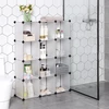 SONGMICS modulinė plastikinė lentyna su 12 skyrių, 93 x 31 x 123 cm, LPC34L