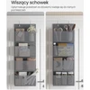 SONGMICS pakabinamas durų organizatorius su 4 kišenėmis, 33,5 x 12 x 100 cm RDH004B01