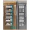 SONGMICS pakabinamas spintos organizatorius, 2 vnt., 6 skyrių, 30 x 40 x 133 cm, RCH008G01