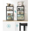 SONGMICS sandėliavimo stelažas su 4 reguliuojamomis lentynomis 40 x 80 x 160 cm GLR044BZ04