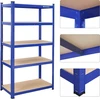SONGMICS sandėliavimo stelažas su 5 reguliuojamomis lentynomis, 875 kg, 40 x 90 x 180 cm, 777GLR40Q