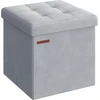 SONGMICS sulankstomas pufas su daiktadėže 43 l, 38 x 38 x 38 cm, LSF227G02