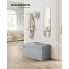 SONGMICS sulankstomas pufas su daiktadėže 89 l, 76 x 38 x 38 cm, LSF247G02
