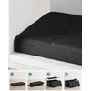 SONGMICS sulankstomas pufas su daiktadėže, 89 l, 76 x 38 x 38 cm, iki 300 kg, LSF047B01