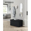 SONGMICS sulankstomas suolas su daiktadėže 76 x 38 x 38 cm, 89 l, LSF247B01
