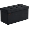 SONGMICS sulankstomas suolas su daiktadėže 76 x 38 x 38 cm, 89 l, LSF247B01