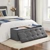 SONGMICS sulankstomas suoliukas su daiktadėže 110 x 38 x 38 cm LSF077G04