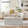 SONGMICS sulankstomas suoliukas su daiktadėže 120 l, 110 x 38 x 38 cm, LSF75WT