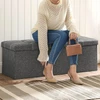 SONGMICS sulankstomas suoliukas su daiktadėže 110 x 38 x 38 cm LSF077G04